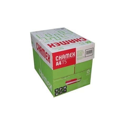 PAPEL BOND A4 75 GR CHAMEX