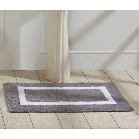 17"x24" Hotel Collection Bath Rug Dark Gray/white - Better Trends : Target