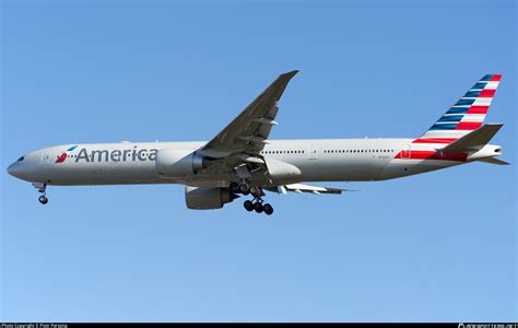 N735AT American Airlines Boeing 777 323 ER Photo By Piotr Persona ID