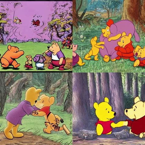 Final Battle Of Winnie The Pooh And Piglet Stable Diffusion Openart