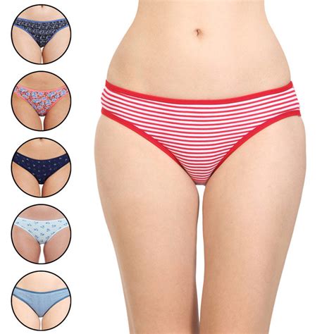 BODYCARE Pack Of 6 Printed Bikini Briefs In Assorted Color E9700 6PCS