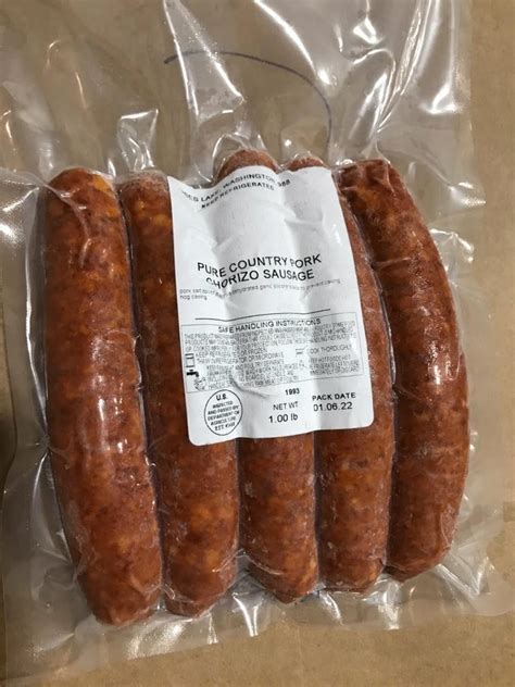 Chorizo Sausage Links Farm Fresh Northwest