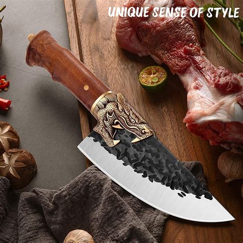 Buy Meat Cleaver Knife Forged In Fire Butcher Knife Professional Boning