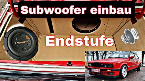 Subwoofer Einbauen Endstufen E Euro Hifi Youtube