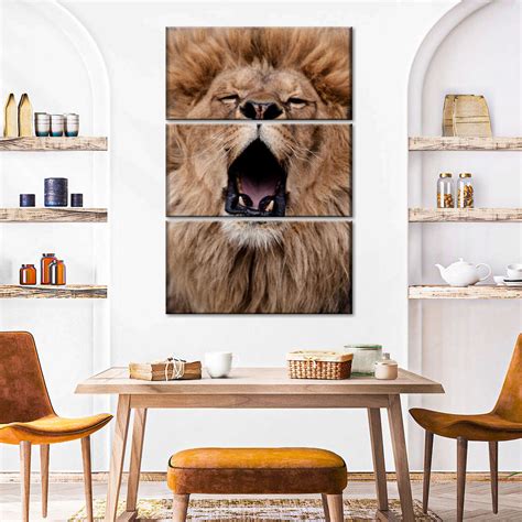 Fierce Lion IV Wall Art: Canvas Prints, Art Prints & Framed Canvas