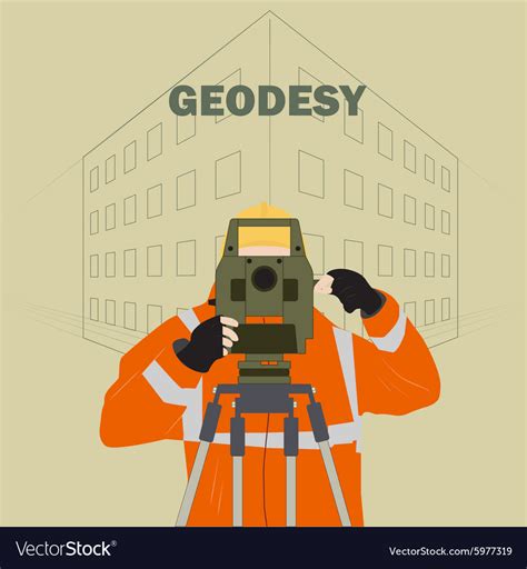 Geodetic engineer Royalty Free Vector Image - VectorStock