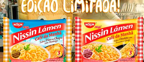 Nissin Lan A Sabores Inspirados No Caf Da Manh P O Na Chapa E