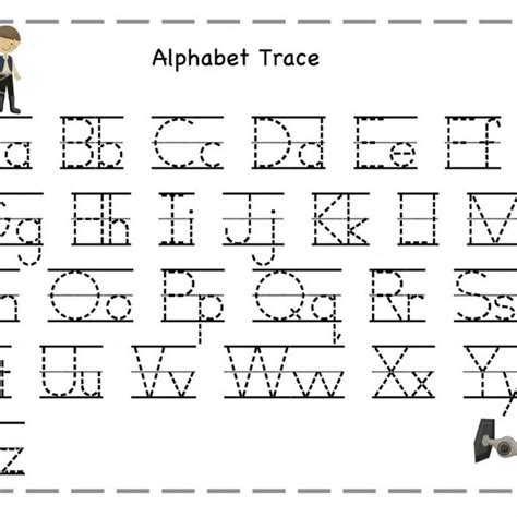 Uppercase And Lowercase Letters Tracing Worksheet | Uppercase and ...