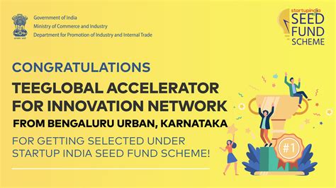 Startup India On Twitter Dpiit Looks Forward To Working With Teeglobal Accelerator For