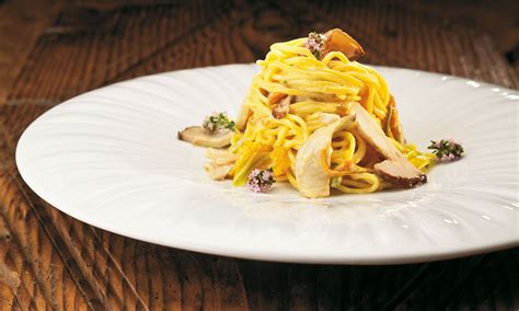 Ricetta Tagliolini Ai Fiori Di Zucca E Funghi Porcini Chef Fabio