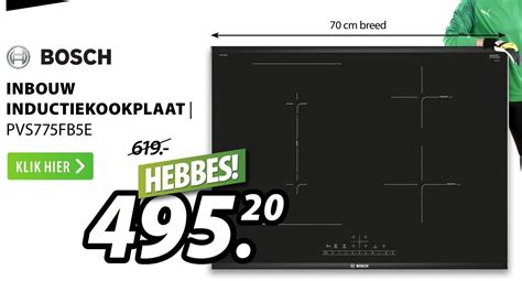 Bosch Inbouw Inductiekookplaat PVS775FB5E Aanbieding Bij Expert