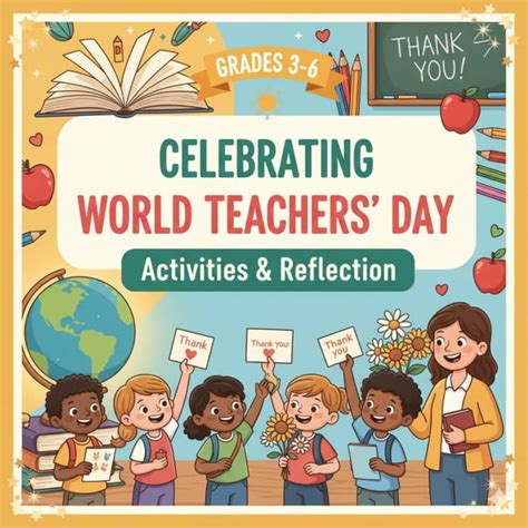 celebrating world teachers day activities reflection tpt