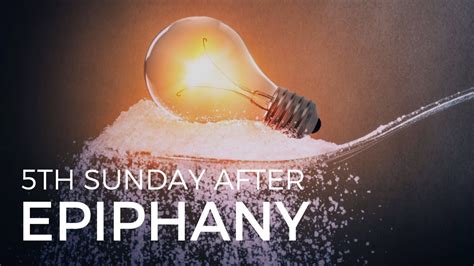 Th Sunday After Epiphany Youtube