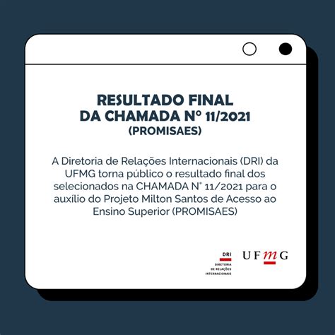 RESULTADO FINAL CHAMADA N 11 2021 PROJETO MILTON SANTOS DE ACESSO AO