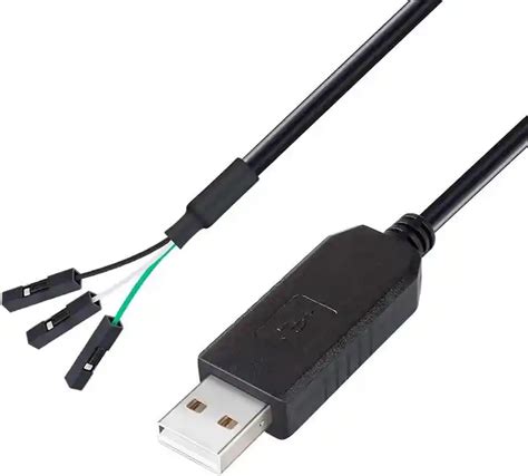 Ftdi Usb To Ttl Serial V Adapter Cable Tx Rx Signal Pin Inch