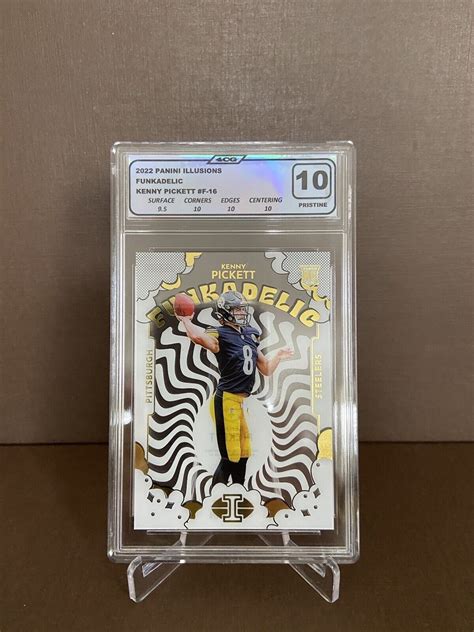 Panini Illusions Kenny Pickett F Rc Rookie Graded Cg Pristine