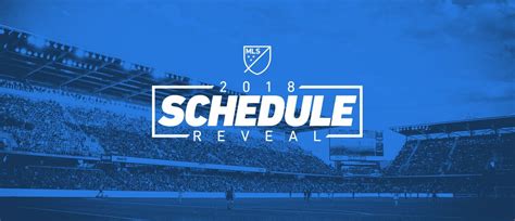 Watch the 2018 MLS Schedule Reveal Show Thursday at 1:30 pm ET : r/MLS