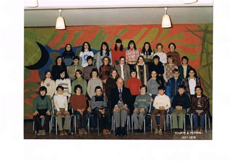 Photo de classe 5 éme de 1977 Lycée Gay Lussac Copains d avant