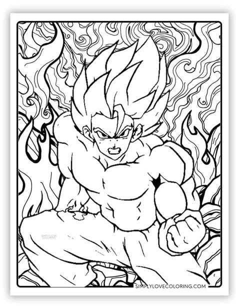 Vegeta Coloring Dragon Ball Pages Drawing Cool Printable Dragonball