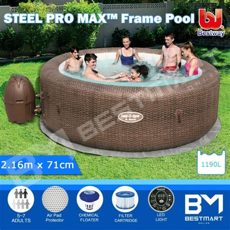 Bestway Inflatable Massage Lay Z Spa New Portable Heat Bath Pool Outdoor Hot Tub For Sale From