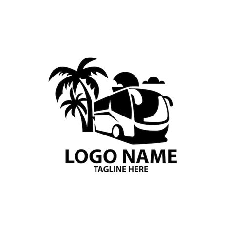 Premium Vector Travel Touristl Bus Logo Design Vector