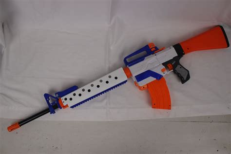 Modded Nerf Retaliator With M16 Cosmetic Kit Cosplaylarp Etsy