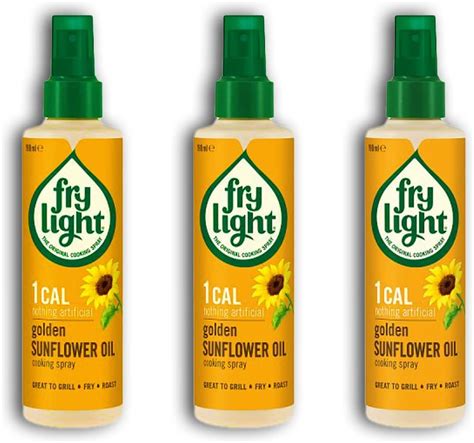 3 X Frylight Sunflower Oil Cooking Spray 190 Ml Pack Of 3 Bulk Deal Uk Grocery