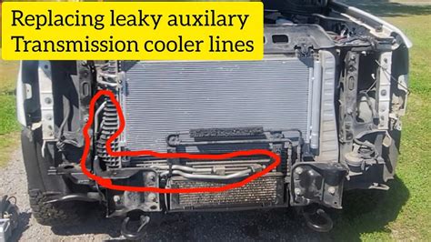 Auxiliary Transmission Cooler Line Replacement 2018 Silverado 2500HD