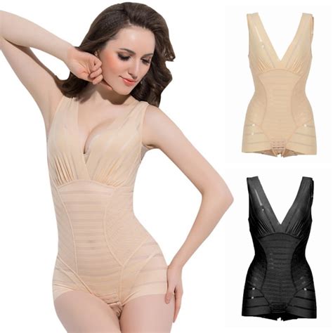 Women Firm Tummy Control Body Suit Shapewear Trainer Underwear Corset Bodysuit