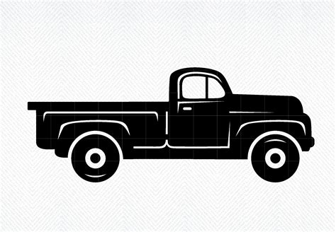 Truck Svg Vintage Truck Svg Png Dxf Graphic By Svg Den · Creative