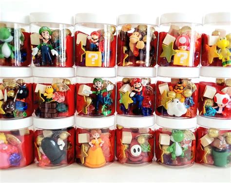 Mario Party Favors Playdough Jars Mario Playdough Kit Play Dough Jar