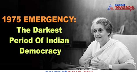 1975 Emergency The Darkest Period Of Indian Democracy