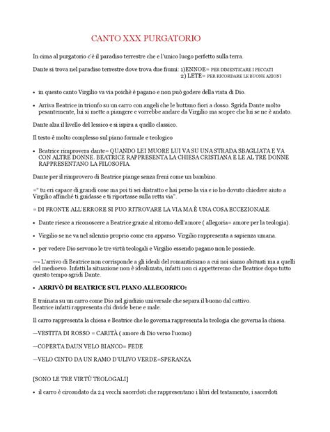 Canto 30 Purgatorio 4