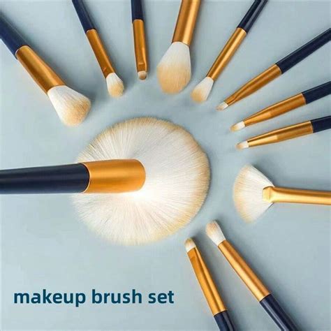 Ensemble De Pinceaux De Maquillage Ermuke Set Complet De Pinceaux Doux