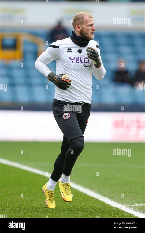 Adam Davies 1 Of Sheffield United Warms Up During The Sky Bet