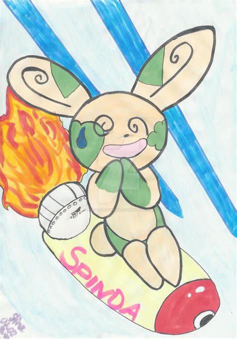 Shiny Spinda by AquaChamander on DeviantArt