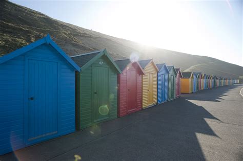 Free Stock photo of whitby beach huts | Photoeverywhere