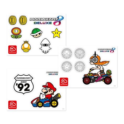 Nintendo Merch Central On Twitter Mario Kart 8 Deluxe Window Stickers