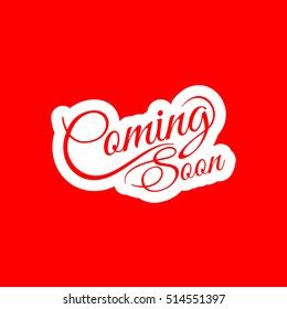 Coming Soon Text Design Background Stock Vector (Royalty Free) 514551397 | Shutterstock