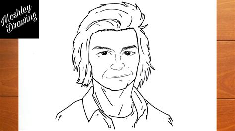 How To Draw Steve Harrington From Stranger Things Youtube