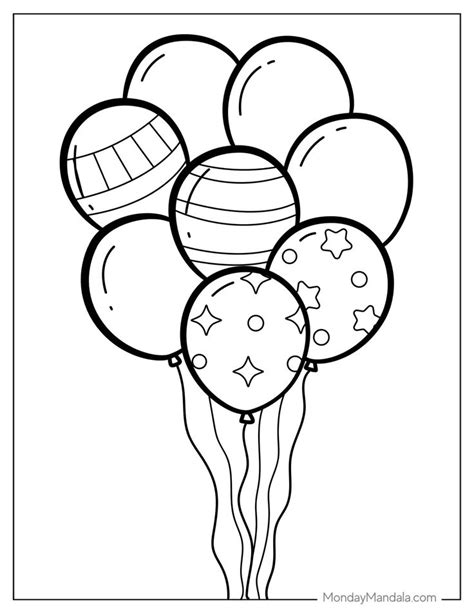 Balloon Coloring Pages Free Pdf Printables In Coloring