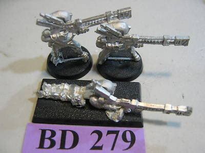 Warhammer 40k 3 Tau Pathfinders w rail rifles | #127502961