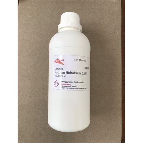 Jual Larutan Natrium Hidroksida NaOH Molaritas Normalitas Arkitos 0