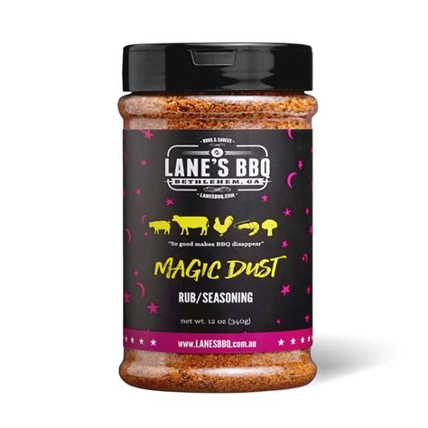 Lane S Bbq Magic Dust Rub 340g Boocock S Quality Meats