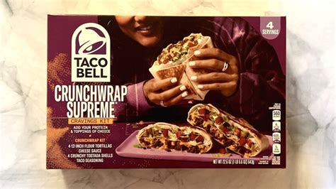 Taco Bell At Home Crunchwrap Supreme Cravings Kit Vs The Restaurant