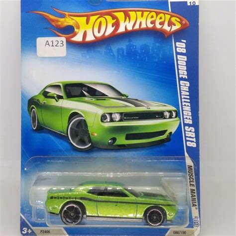 Jual Hot Wheels Dodge Challenger Srt8 Green Shopee Indonesia