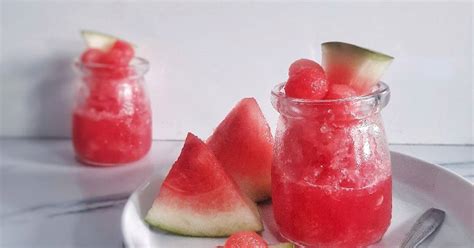 Resep Watermelon Granita Oleh Pergianty Wiken Cookpad