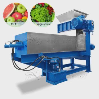 Vegetables Garbage Dewatering Screw Press Supermarket Waste Dewatering