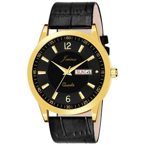 Buy Jainx Jm Day And Date Function Black Dial Premium Analog Watch