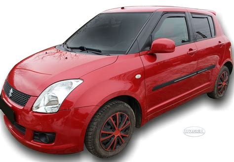 D Flecteurs De Vent Heko Pour Suzuki Swift Portes Sombre